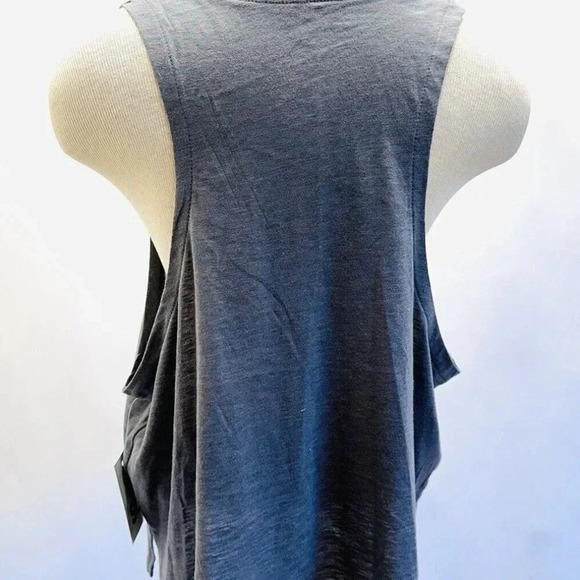 NWT SO GOODS FOR LIFE Juniors Sleeveless Pullover High Neck Gray Muscle Shirt 2X - Picture 7 of 10